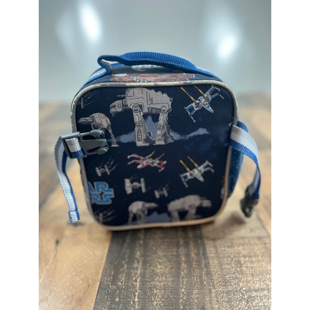 Star‎ Wars Insulated Lunch Box Millennium Falcon Chewbacca AT-AT Blue Cooler Bag